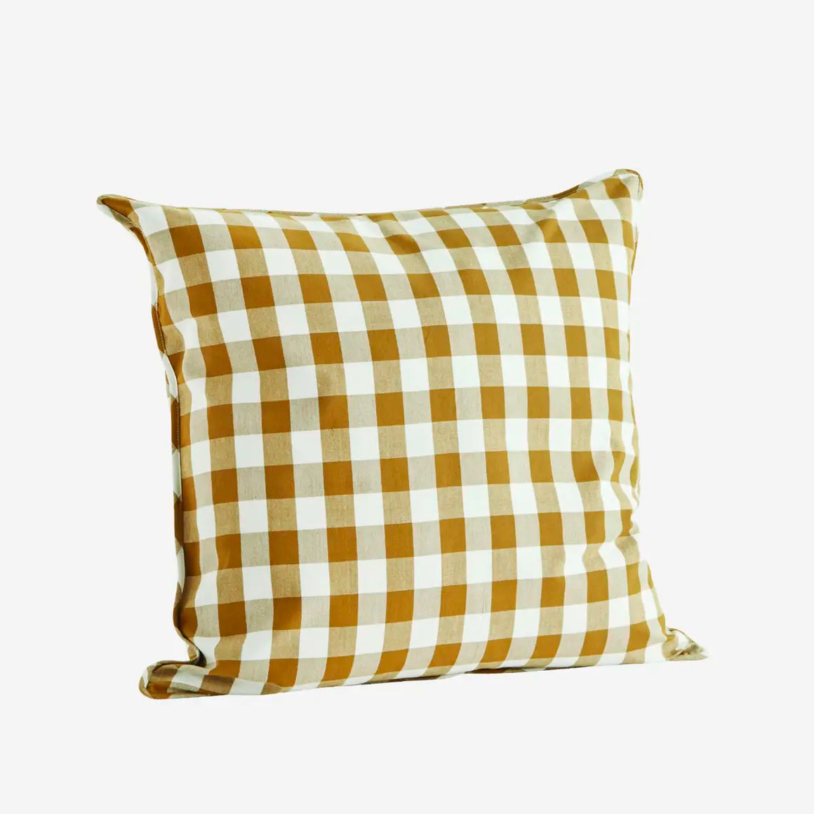 Tyynynpäällinen 50*50, sinappiruudut