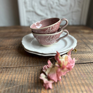Tee- /kahvikuppi, Old rose