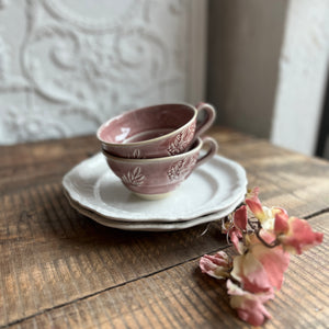 Tee- /kahvikuppi, Old rose