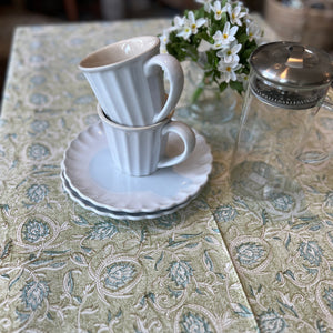 Pöytäliina, vihreäkuviollinen