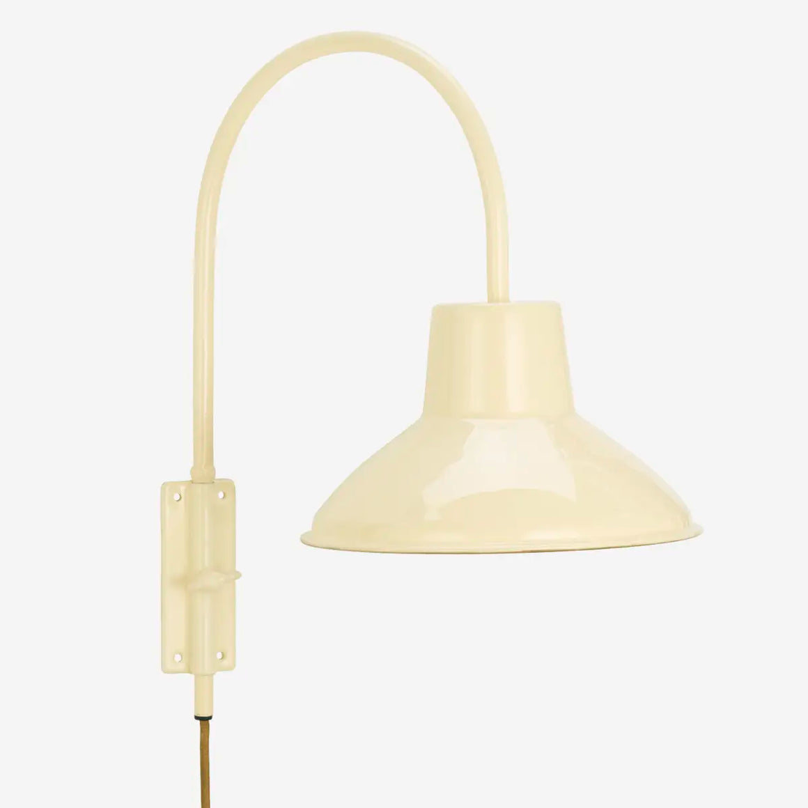 Seinävalaisin, kermanvalkoinen