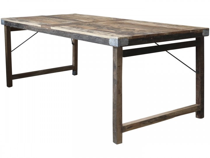 Kierrätyspuupöytä 100*200 cm