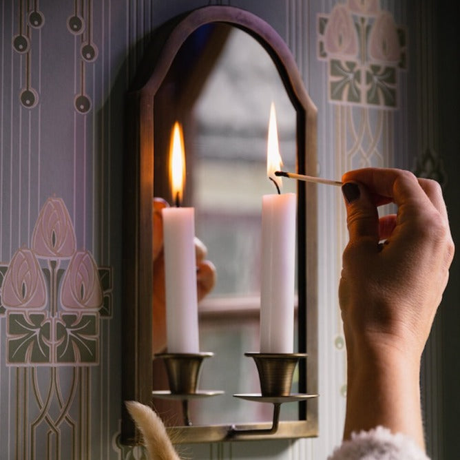 Peililampetti, messinki