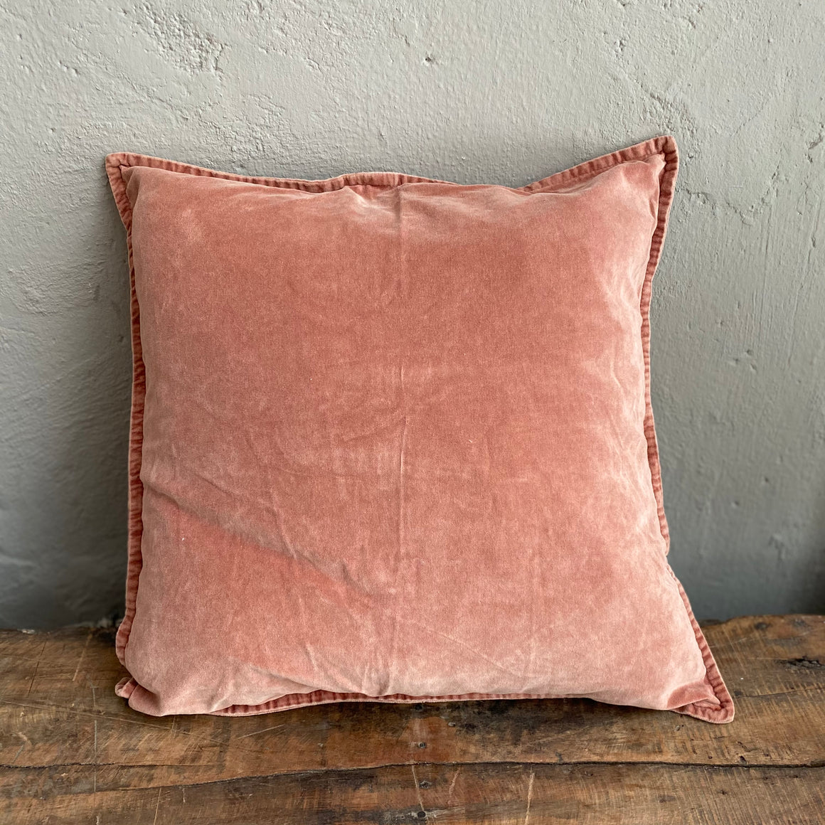 Samettityynynpäällinen 50*50, tiilenpunainen